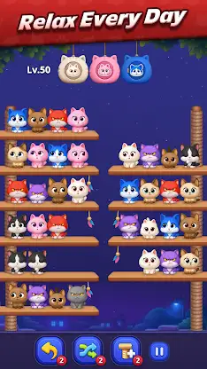 Cat Sort Jam screenshot 5