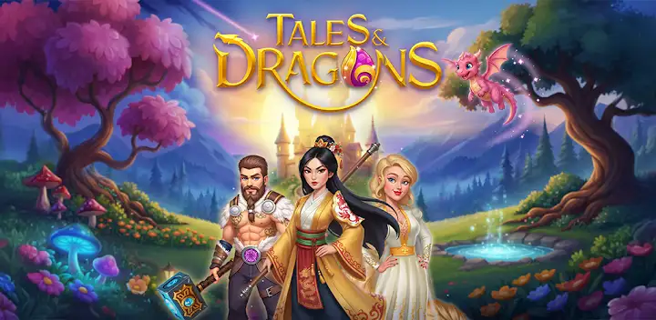 Tales & Dragons: Merge Puzzle — Android game banner