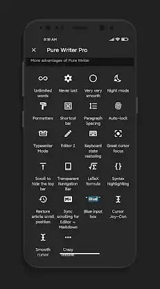Pure Writer - Writing & Notes screenshot 8
