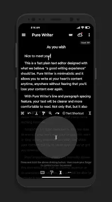 Pure Writer - Writing & Notes screenshot 7