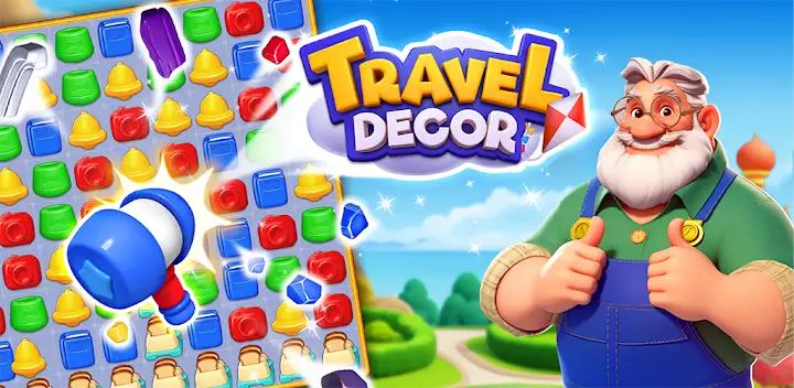 Travel Decor:Journey Match — Android game banner