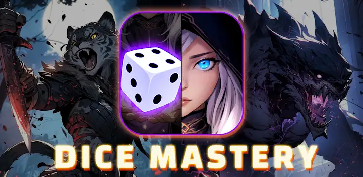 Dice Mastery: Idle Raiders — Android game banner