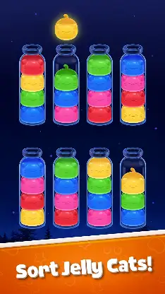 Jelly Cat Sort screenshot 1