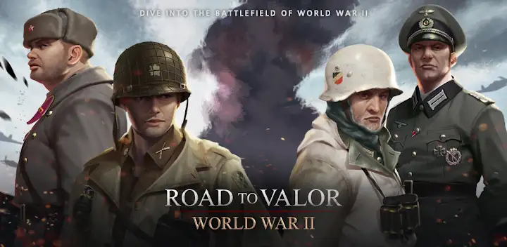 Road to Valor: World War II — Android game banner