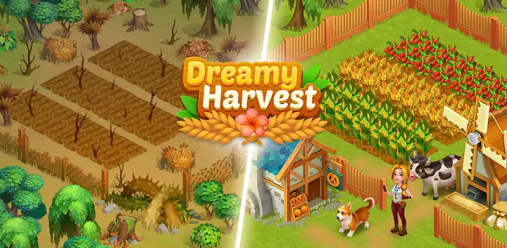 Dreamy Harvest: Farm Island — Android game banner