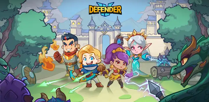 Defender IV — Android game banner