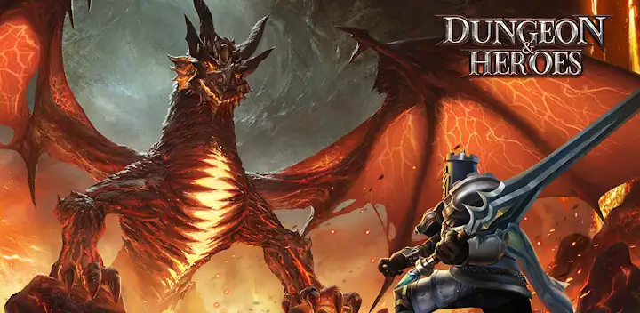 Dungeon & Heroes: 3D RPG — Android game banner