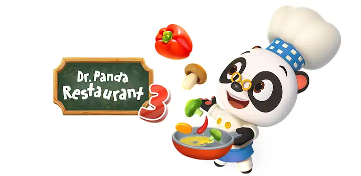 Dr. Panda Restaurant 3 — Android game banner