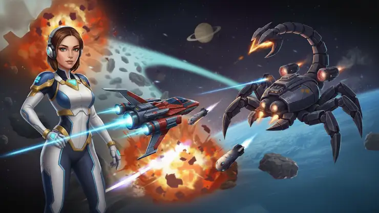 BugWar Galaxy Defense screenshot 5