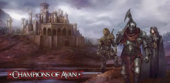 Champions of Avan: Idle RPG — Android game banner