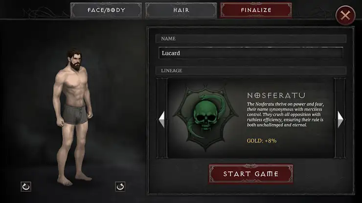 Vampire's Fall 2 RPG screenshot 1