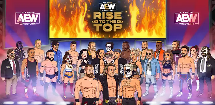 AEW: Rise to the Top — Android game banner
