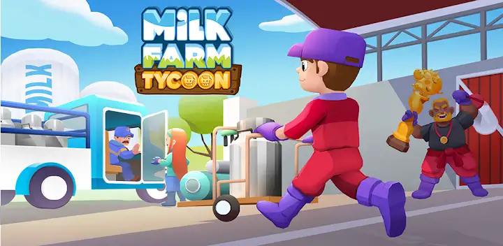 Milk Farm Tycoon — Android game banner