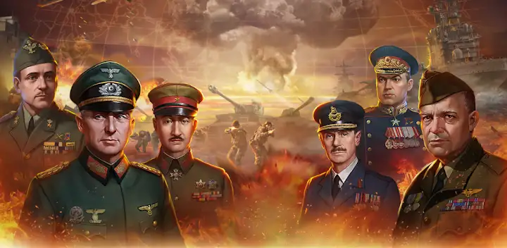 World Conqueror 4-WW2 Strategy — Android game banner