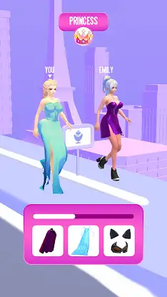 Fashion Princess: Dress Race screenshot 1