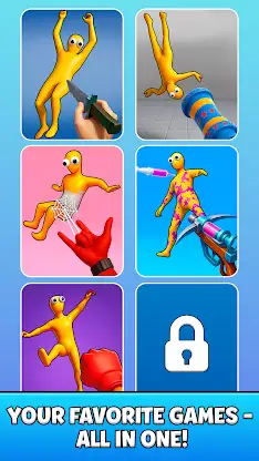 Ragdoll Mini Games 3D screenshot 1