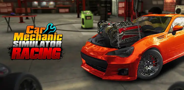 Car Mechanic Simulator Racing — Android game banner