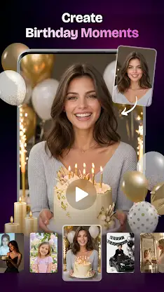 Happy Birthday Video Maker screenshot 2