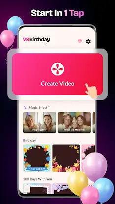 Happy Birthday Video Maker screenshot 1