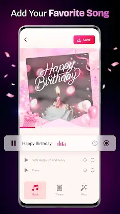 Happy Birthday Video Maker screenshot 4