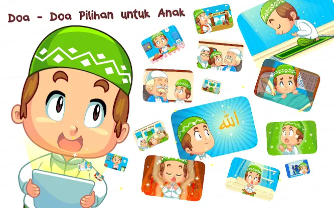 Muslim Kids Prayer + Sound screenshot 2