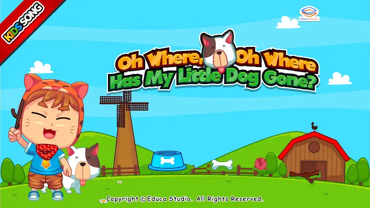 Kids Song Where My Little Dog screenshot 1