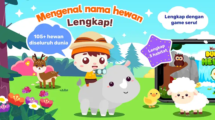 Marbel Dunia Hewan + Suara screenshot 1