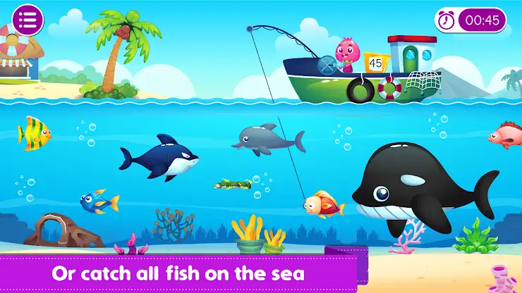 Marbel Fishing - Kids Games screenshot 4