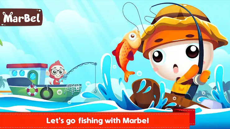 Marbel Fishing - Kids Games screenshot 1