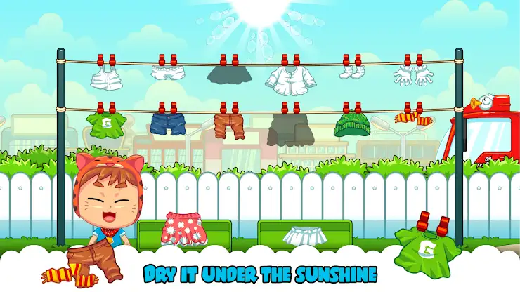 Marbel Laundry - Kids Game screenshot 4