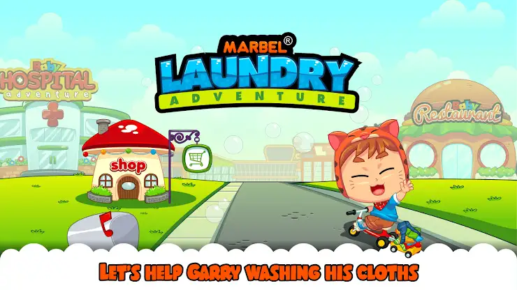 Marbel Laundry - Kids Game screenshot 1