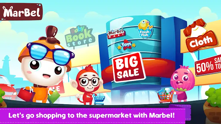 Marbel Supermarket Kids Games screenshot 1