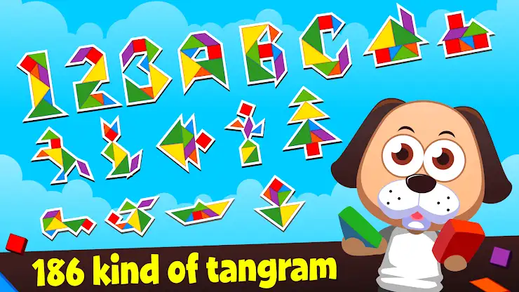 Marbel Tangram - Kids Puzzle screenshot 2