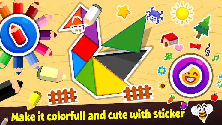 Marbel Tangram - Kids Puzzle screenshot 3