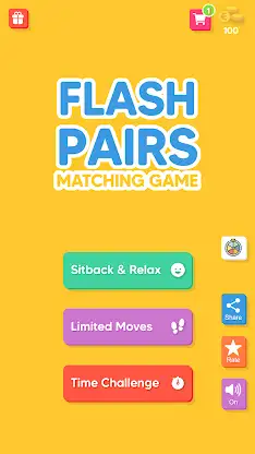 Flash Pairs - Matching Game screenshot 1