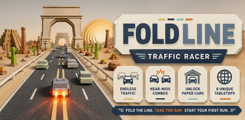 Foldline: Traffic Racer screenshot 8