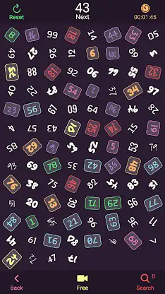 Find numbers: 1 to 100 screenshot 4