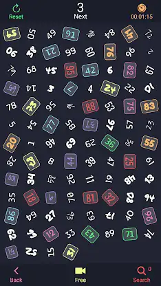 Find numbers: 1 to 100 screenshot 2