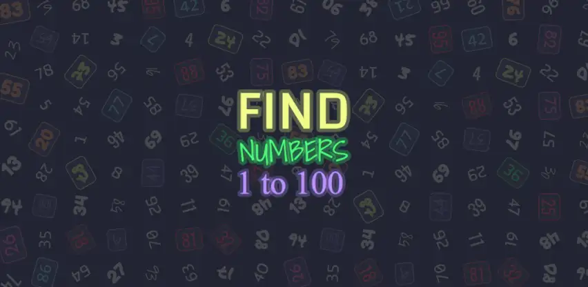 Find numbers: 1 to 100 screenshot 8