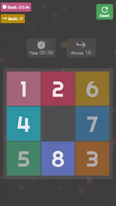 Puzzle 15 - A sliding puzzle g screenshot 7