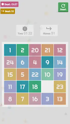 Puzzle 15 - A sliding puzzle g screenshot 2