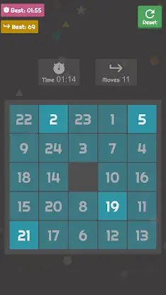 Puzzle 15 - A sliding puzzle g screenshot 4