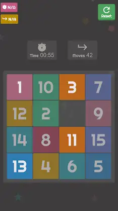 Puzzle 15 - A sliding puzzle g screenshot 6