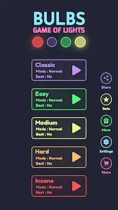 Bulbs - A game of lights screenshot 1