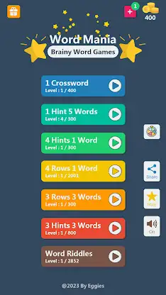 Word Mania - Brainy Word Games screenshot 1