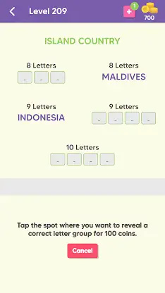 Word Slice: 1 Hint 5 Words! screenshot 4