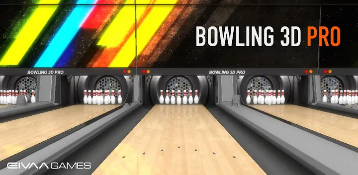 Bowling 3D Pro — Android game banner