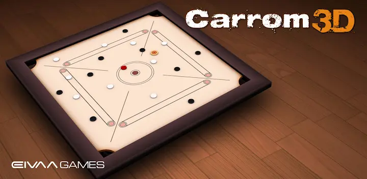 Carrom 3D — Android game banner