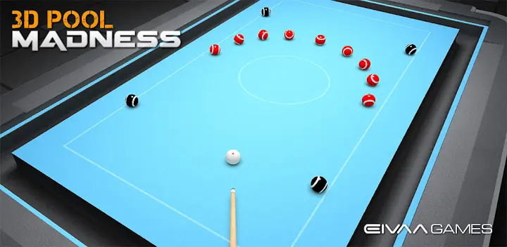 3D Pool Madness — Android game banner