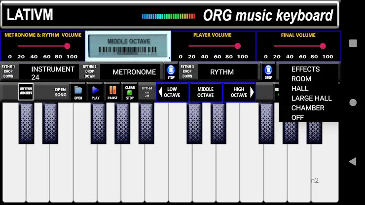 ORG Music Keyboard Simulator screenshot 5